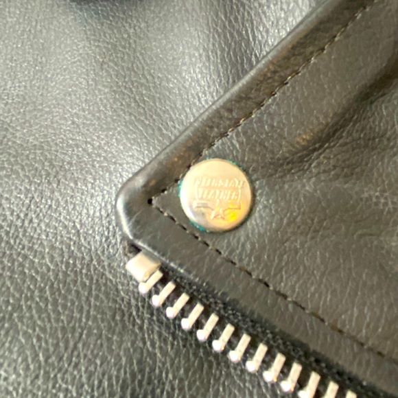 Interstate Leather Women’s Black Motorcycle Jacket XL Thinsulate Zipper Snaps - Picture 10 of 11